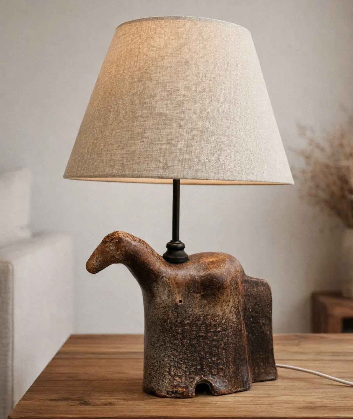 Horse Form Table Lamp