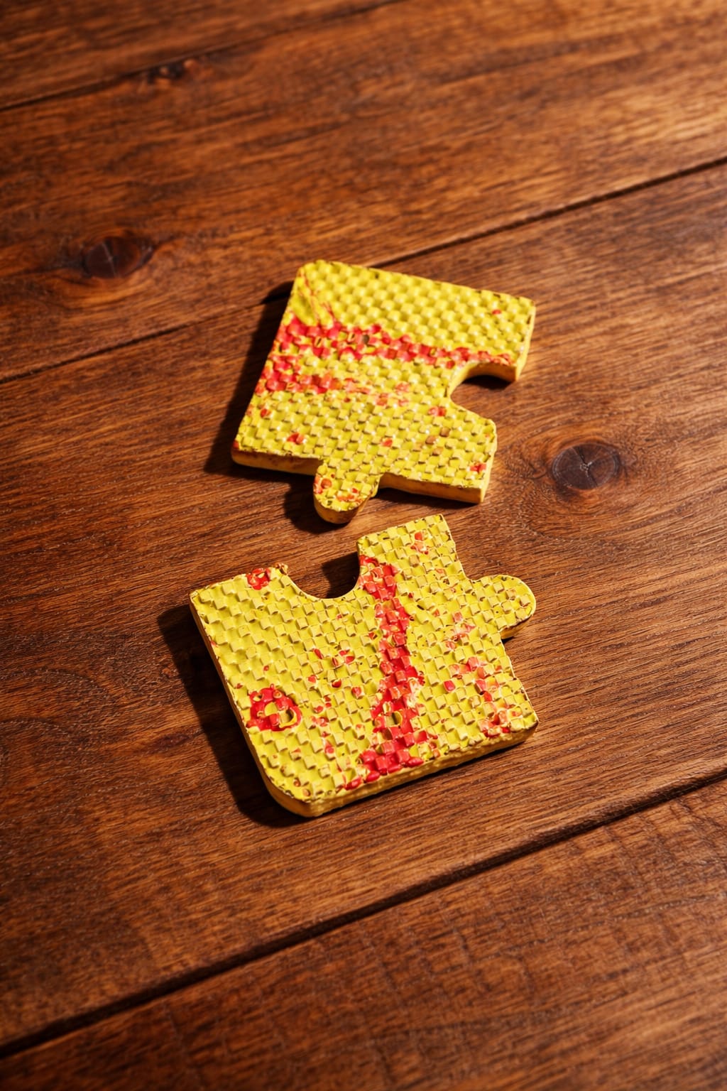 Puzzle Ceramic Coasters Set